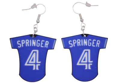 Blue Jay Jersey Earrings