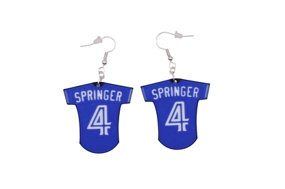Blue Jay Jersey Earrings