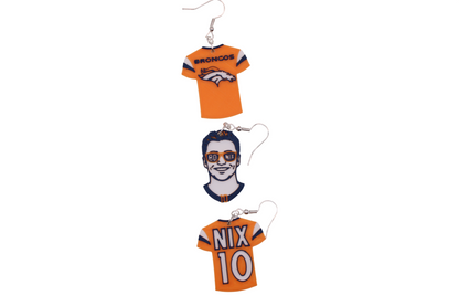 Brancos Jersey Earrings