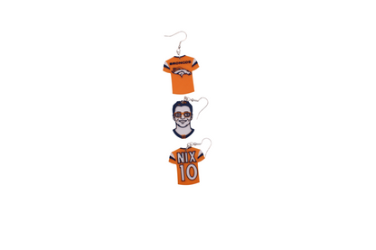 Brancos Jersey Earrings