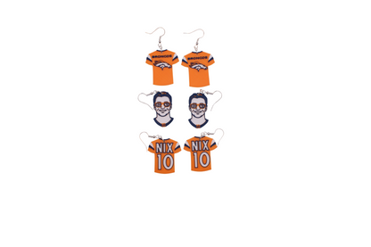 Brancos Jersey Earrings