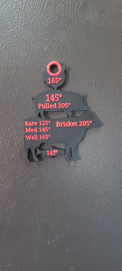 Meat Temp Magnet with Hook