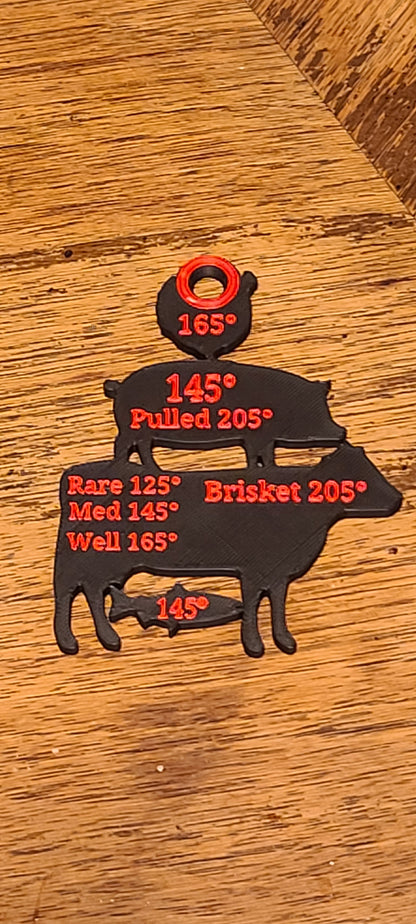 Meat Temp Magnet with Hook