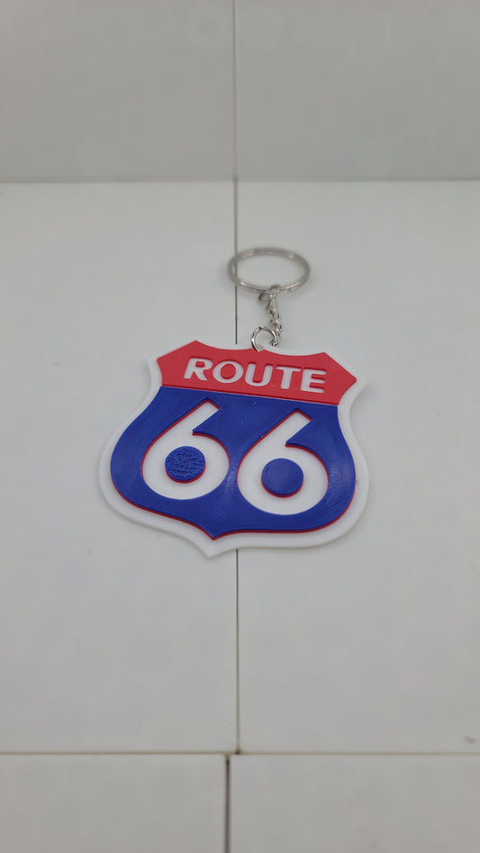 Route 66 Keychain