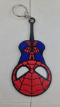Spiderman Hanging Upside down Keychains