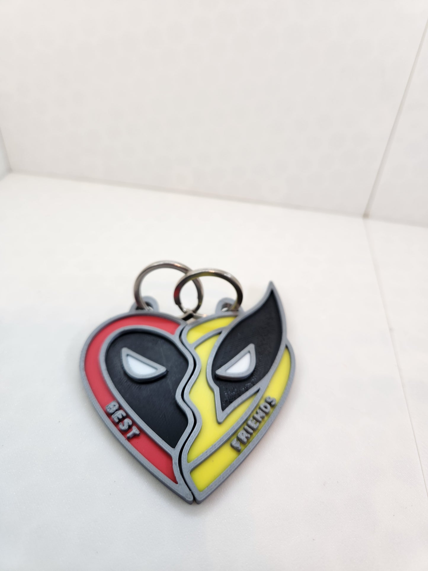 Deadpool and Wolverine keychain