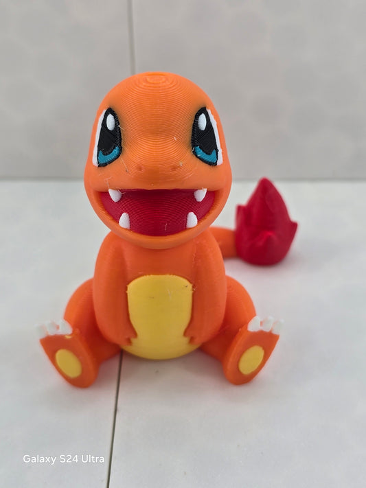 Charmander w or w/o Keychain Holes