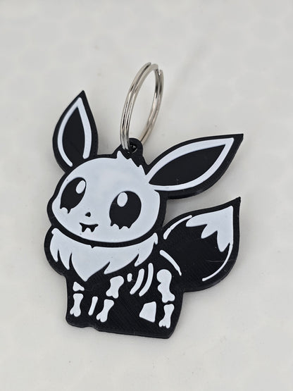 Eevee Skelli Keychain