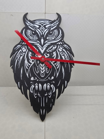 Elegant Owl Clock