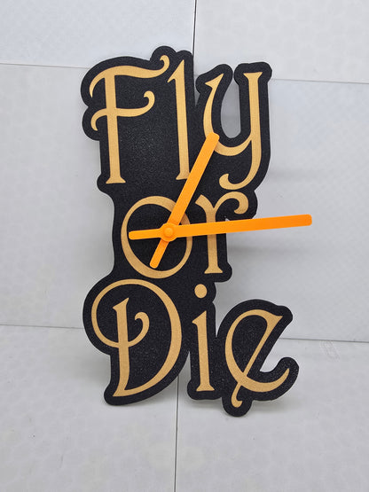 Fly or Die Clock