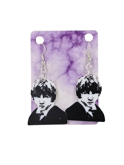 Wizarding Character Earrings – 3D Printed Magical Quartet