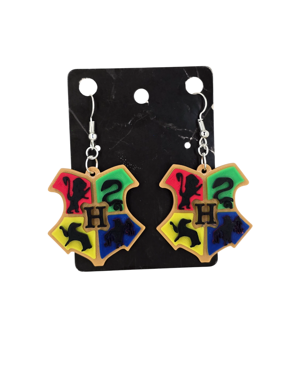 Hogwarts Coat of Arms Earrings