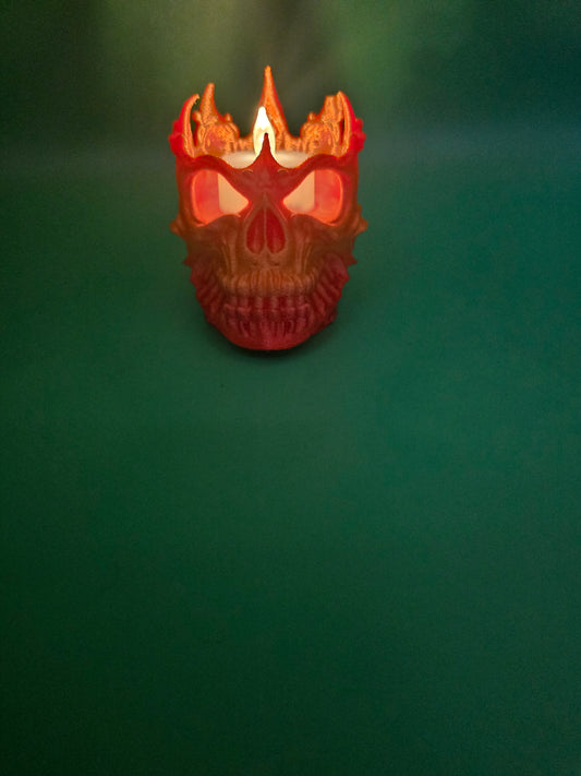 Skull Tea Light Holder