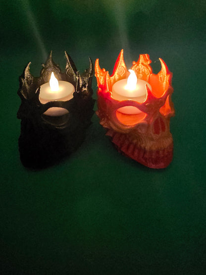 Skull Tea Light Holder