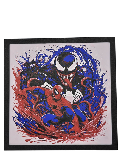 Spiderman and Venom Painting