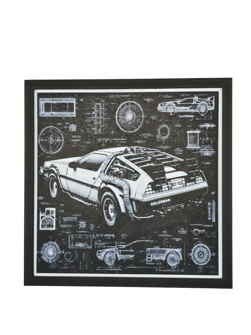 DeLorean Painting