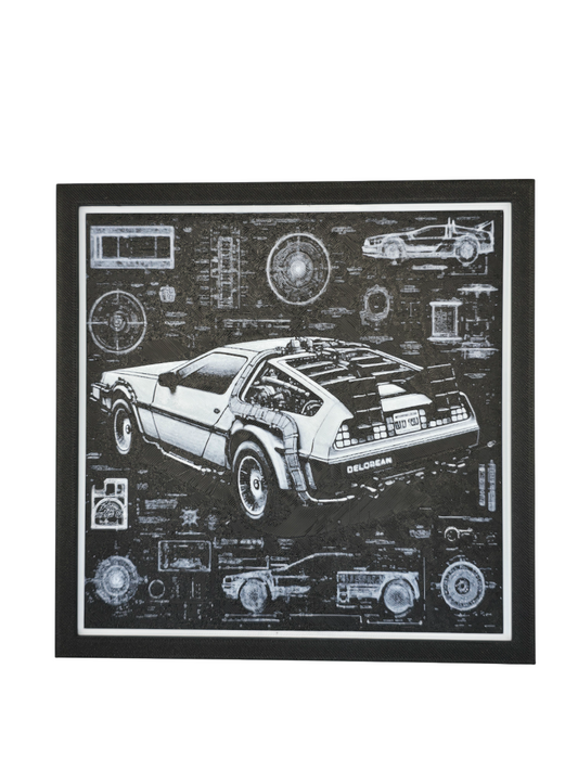 DeLorean Painting