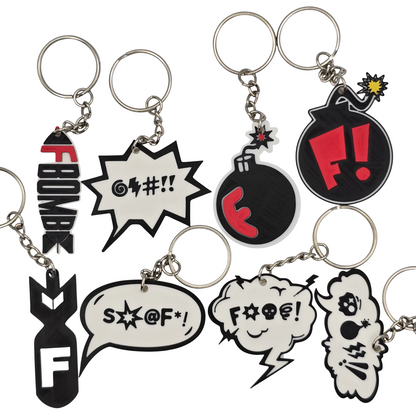 F Bomb Keychain Collection