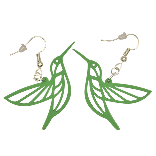 Hummingbird Earrings! 3D Printed