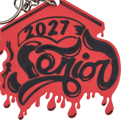 Senior Fancy 2027 Keychain
