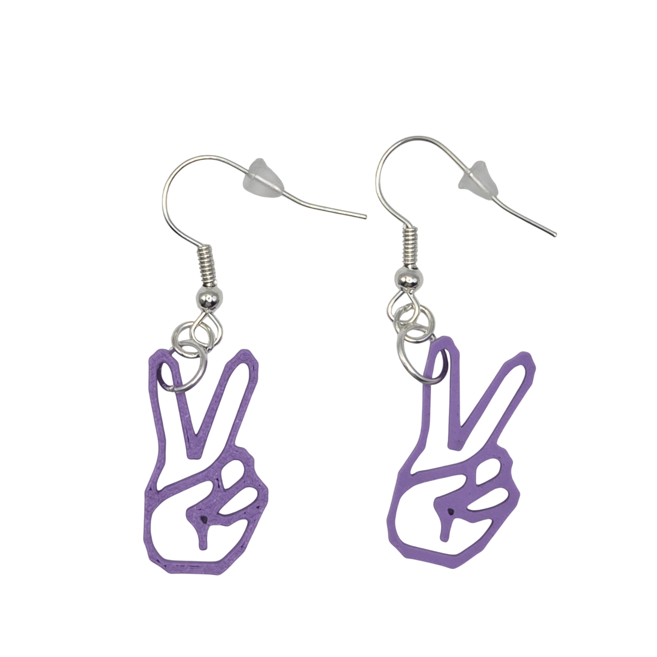 Peace Finger Earrings - 3D Printed Earrings!