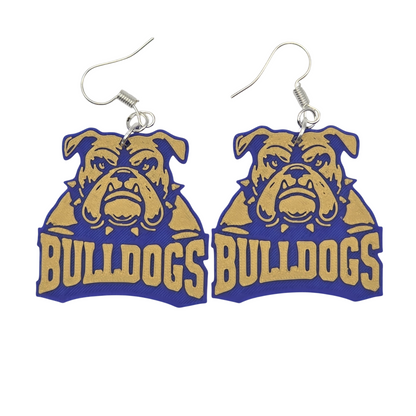 Bulldog Spirit Earrings (33 pairs!)