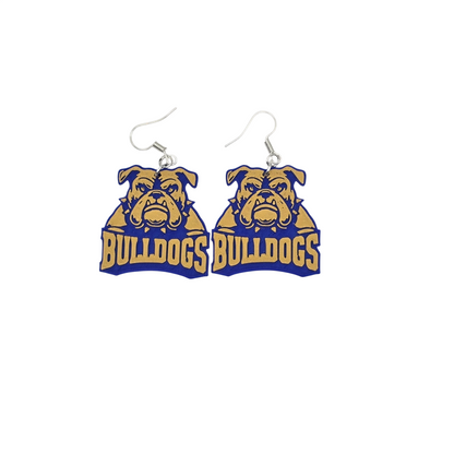 Bulldog Earrings