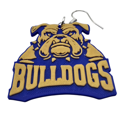 Bulldog Earrings