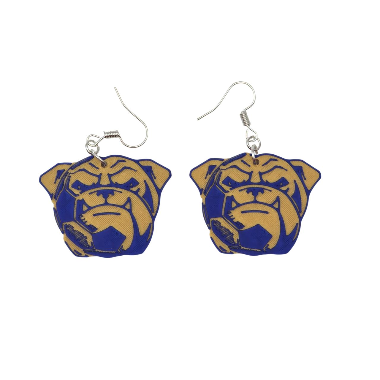 Bulldog Soccer Earrings