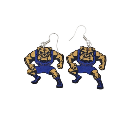 Bulldog Wrestling Earrings