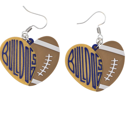 Bulldog Spirit Earrings (33 pairs!)