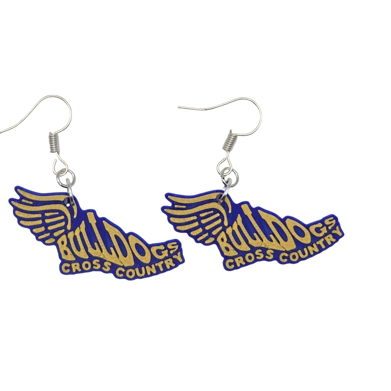 Bulldog Track & Field and Cross Country Earrings
