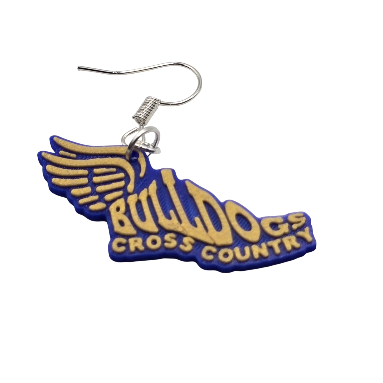 Bulldog Track & Field and Cross Country Earrings