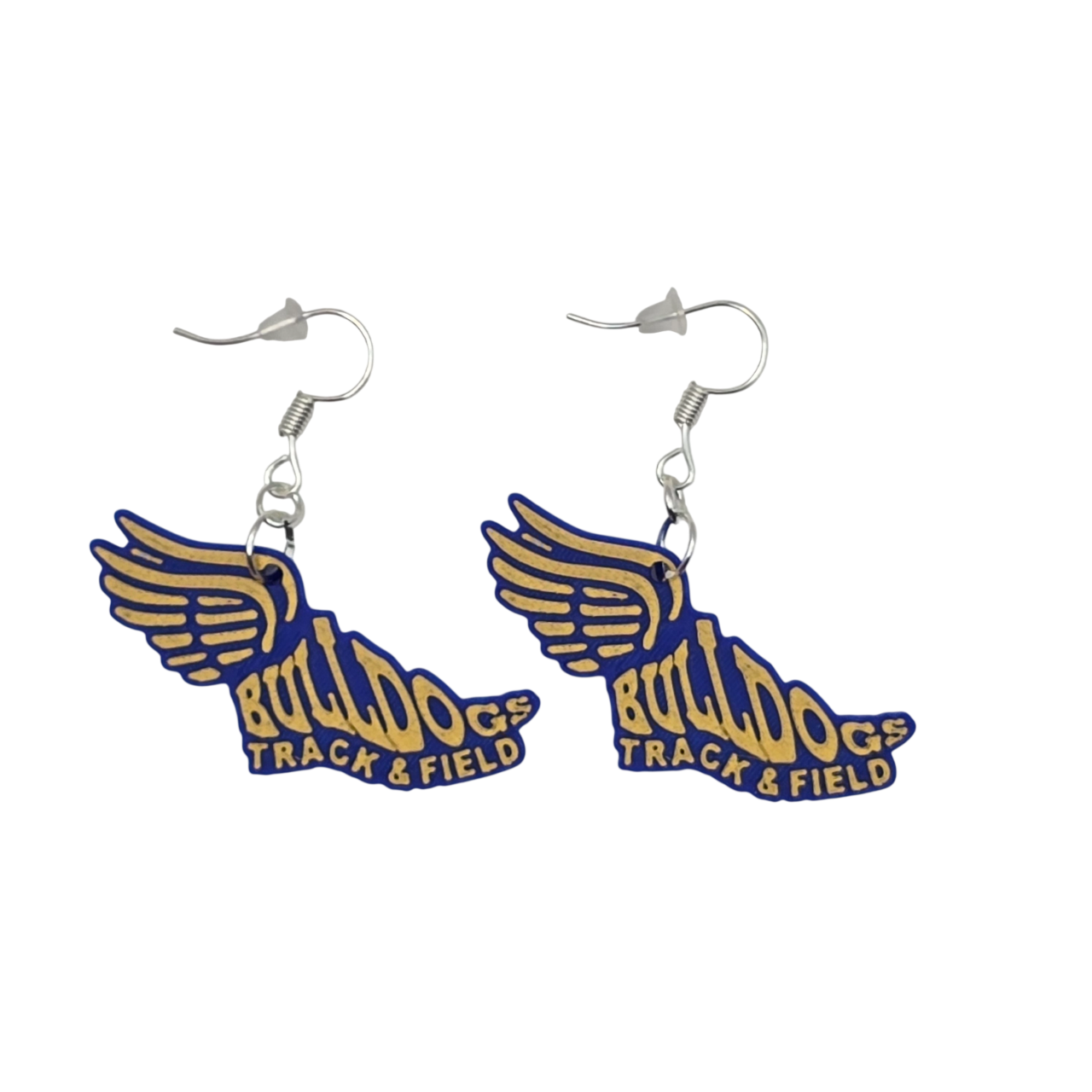 Bulldog Track & Field and Cross Country Earrings