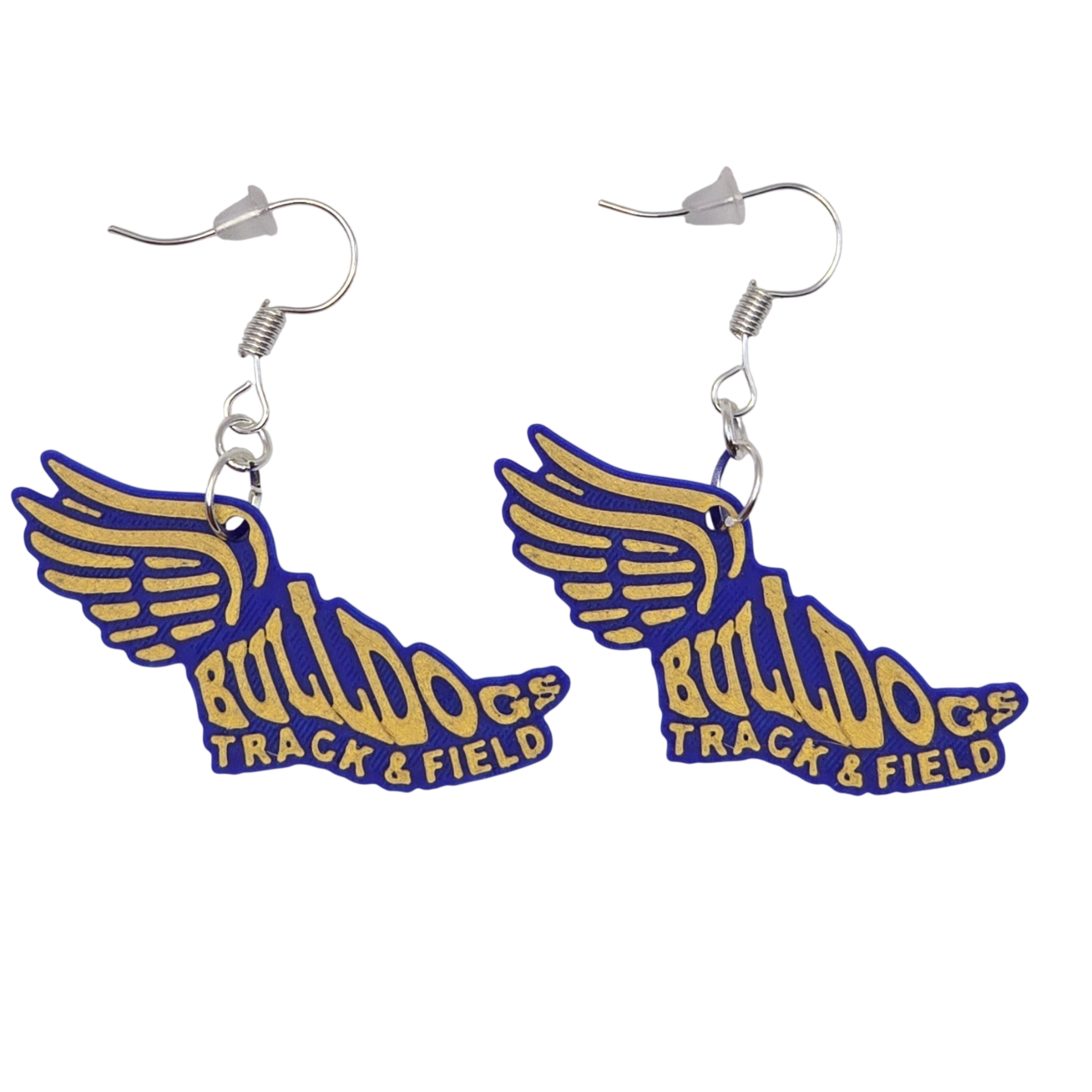 Bulldog Track & Field and Cross Country Earrings