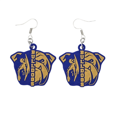 Bulldog Swim Earrings