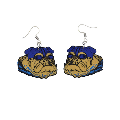 Bulldog Swim Earrings
