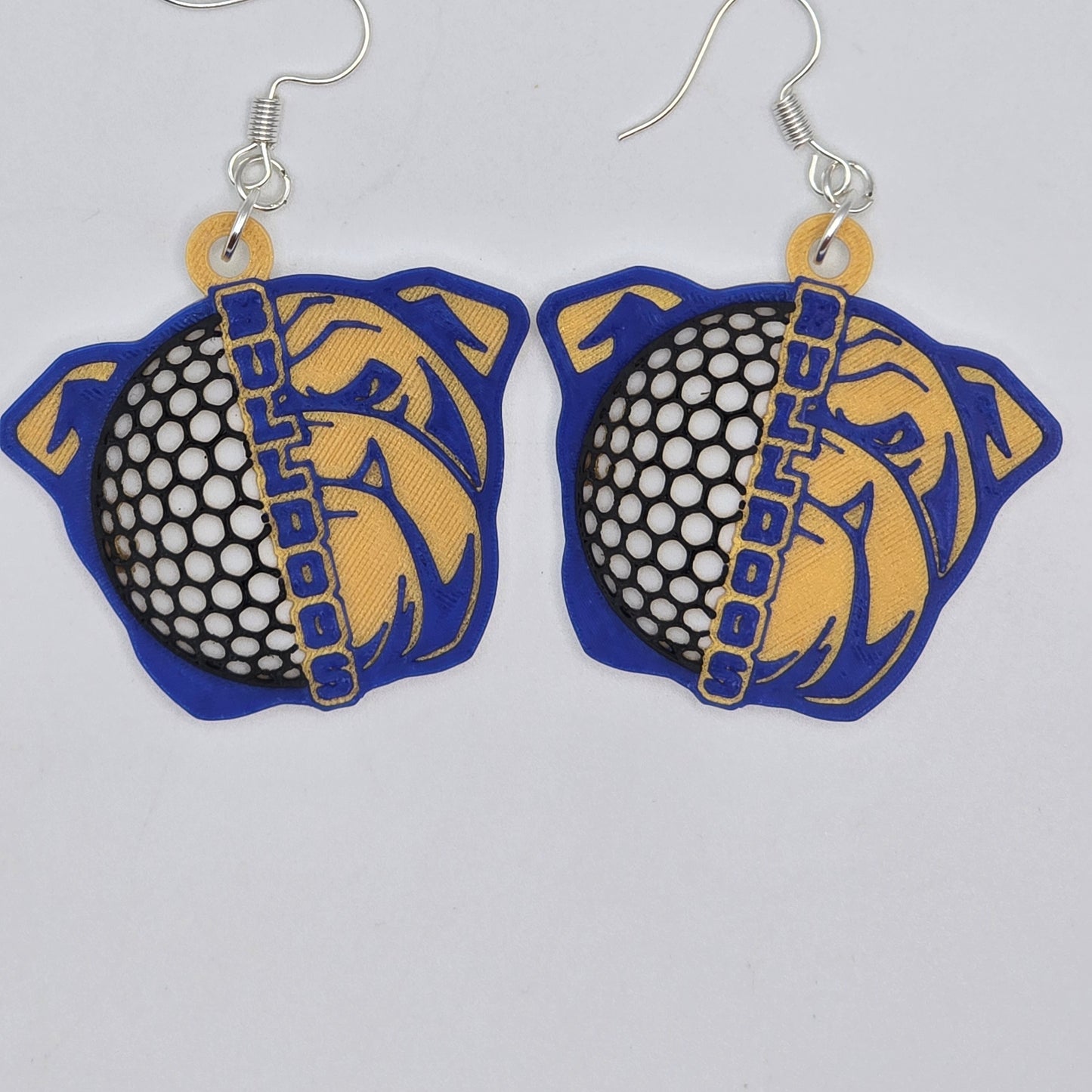 Bulldog Golf Earrings