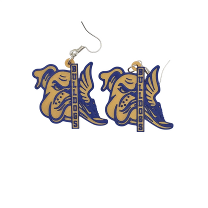 Bulldog Track & Field and Cross Country Earrings