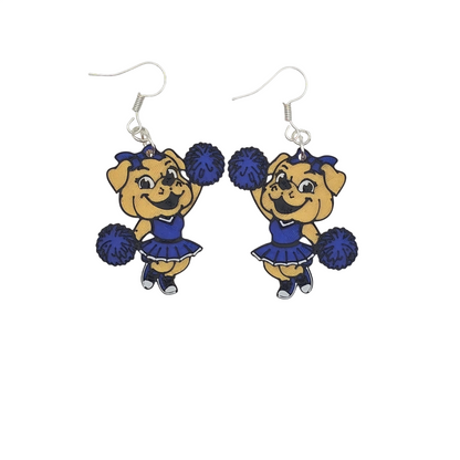 Bulldog Cheer Earrings