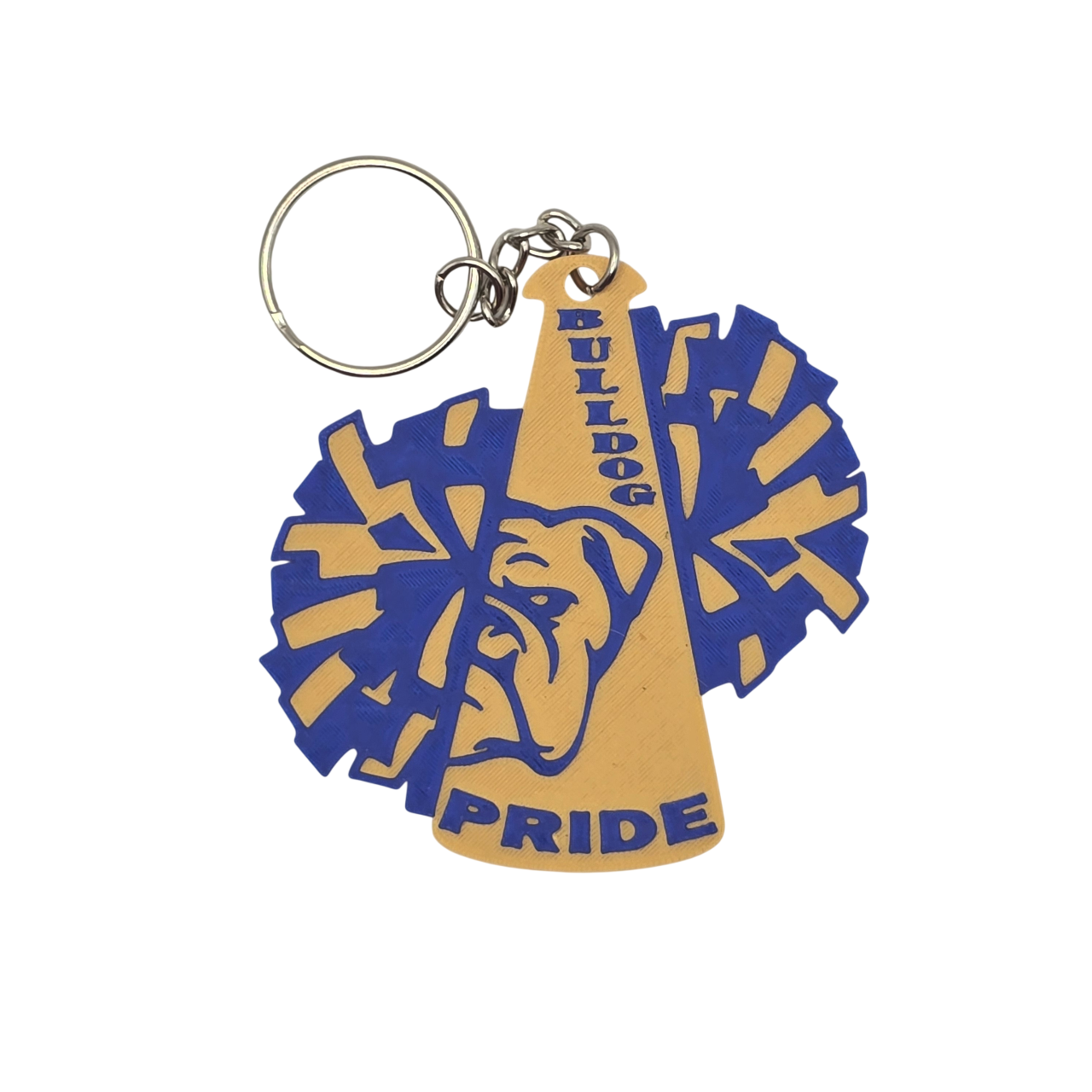 Bulldog Cheer Keychains