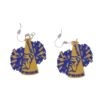 Bulldog Cheer Earrings