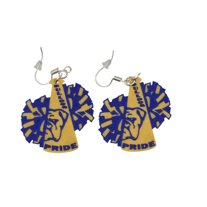 Bulldog Cheer Earrings
