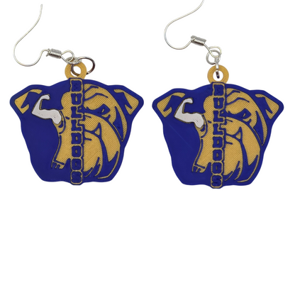 Bulldog Wrestling Earrings