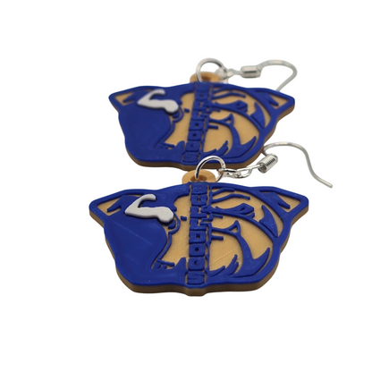 Bulldog Wrestling Earrings