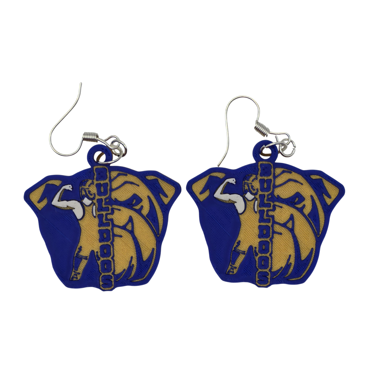 Bulldog Wrestling Earrings