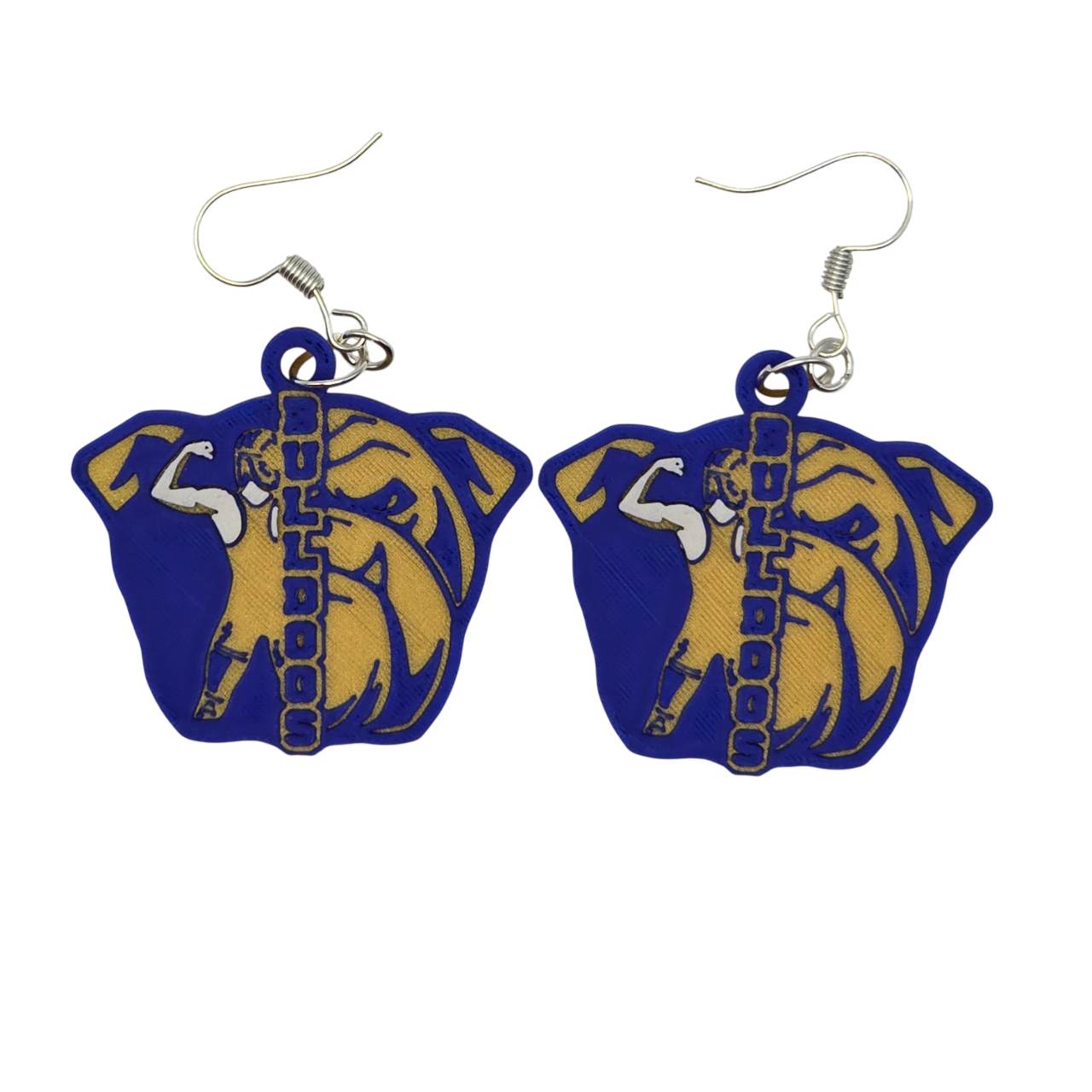 Bulldog Wrestling Earrings