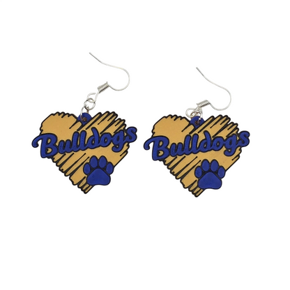 Bulldog Earrings