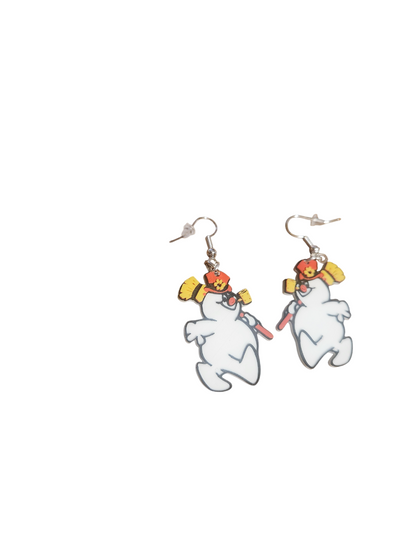 Santa and Snowman Earrings