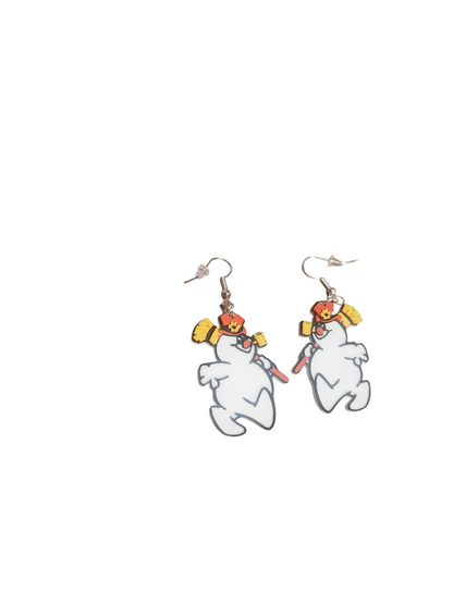 Santa and Snowman Earrings